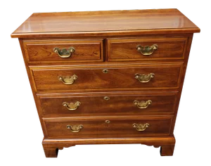Vintage Statton Trutype Americana Oxford Cherry Dresser Chest