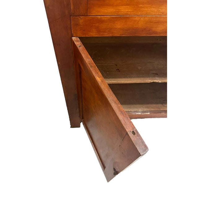 Mid 19th Century 19th C. American Primitive Kentucky Jackson Press Cabinet For Sale - Image 5 of 12
