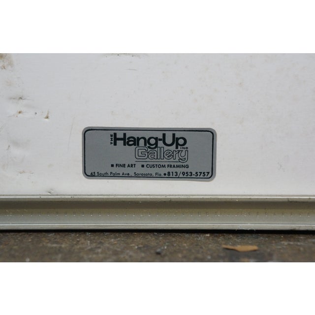 Tom Anderson Modern Mixed Media Abstract Expressionist Art 40" For Sale - Image 11 of 14