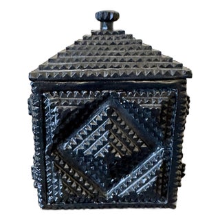 Vintage Tramp Art Box For Sale