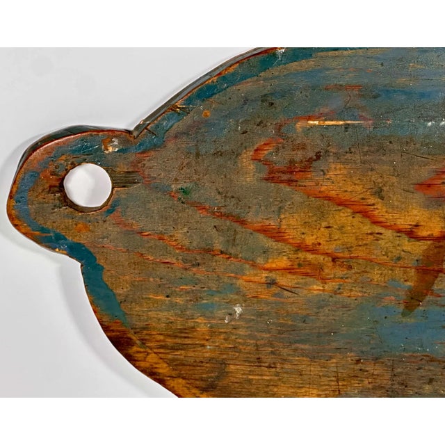 American Folk Art Primitive Pig Cutting Board For Sale - Image 4 of 10