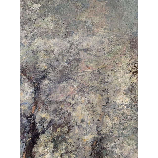 Antique English Treescape Oil on Canvas For Sale In Nashville - Image 6 of 12