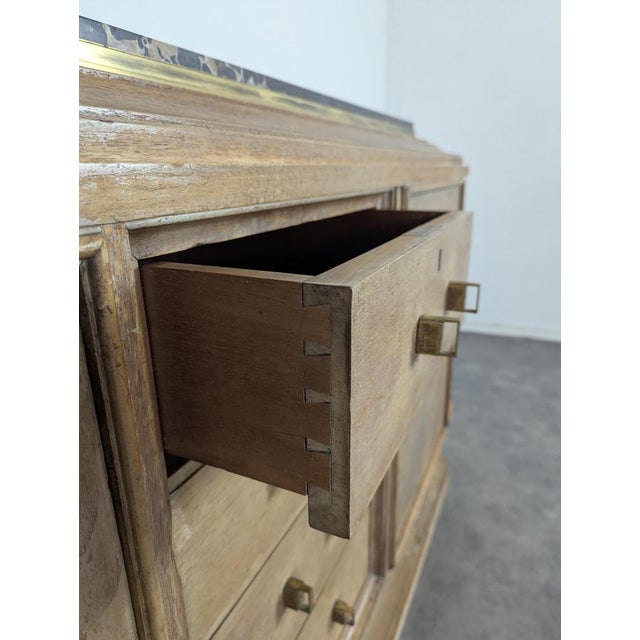 Large Art Deco Sideboard in Wood For Sale - Image 6 of 15