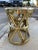 Mid 20th Century Brass X-Stool From Sarreid Ltd. Made in Hong Kong For Sale - Image 5 of 13