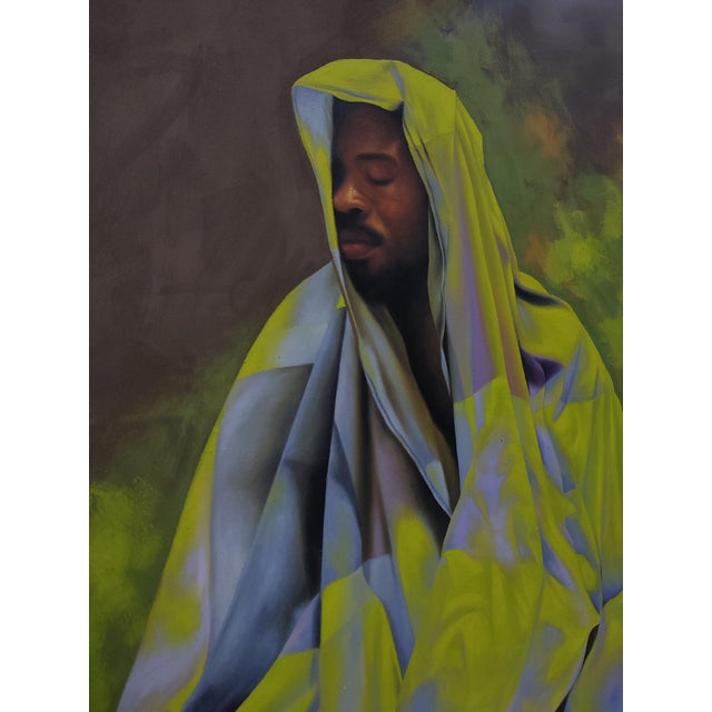 "Sanctuary Vi", Oil Painting on Canvas by Franklin Igwenagu For Sale - Image 6 of 6