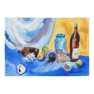 Still Life With Shells by Les Anderson