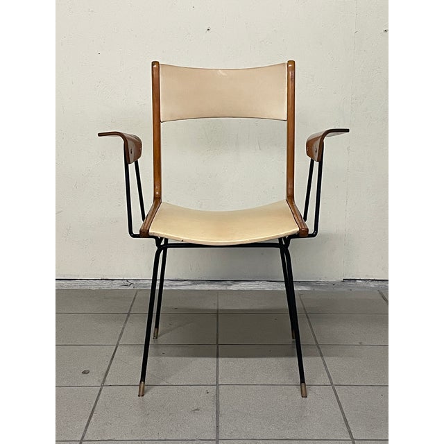 Boomerang Desk Chair by Carlo Ratti, 1950s For Sale - Image 13 of 18