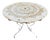 Sheet Metal Garden Table, 1950s For Sale