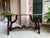 Early 19th Century Antique Italian Trestle Dining Table Desk Walnut 5 Ft Console Table Circa1800 For Sale - Image 5 of 12