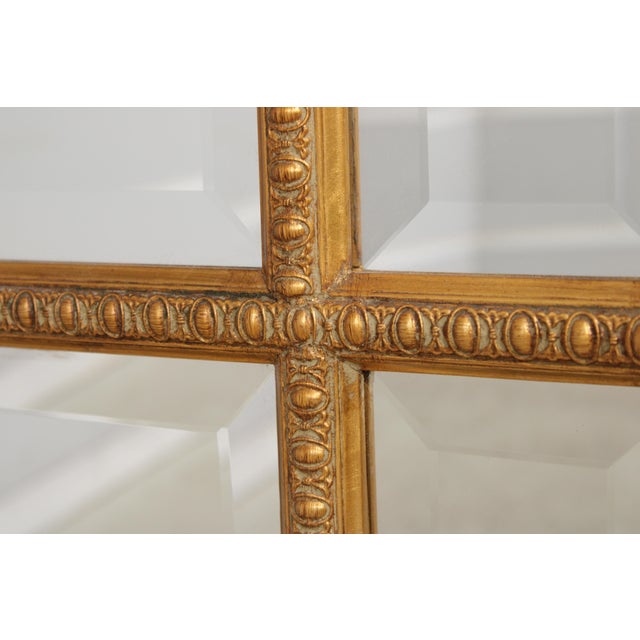 Bombay Co. Multi Beveled Glass Panel Gold Mirror For Sale In Philadelphia - Image 6 of 16