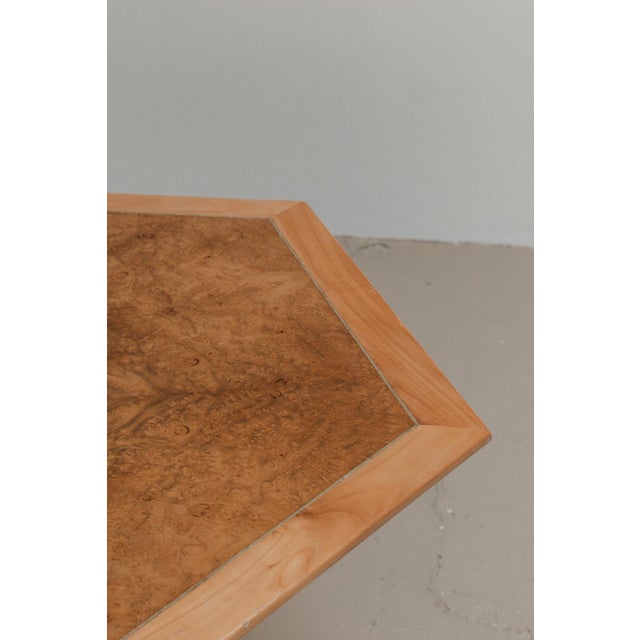 Brown Geometrical Dining Table, 1970s For Sale - Image 8 of 12