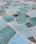 40" Handcrafted Emerald Aqua Moroccan Mosaic Table, Bejmat Style For Sale - Image 4 of 7