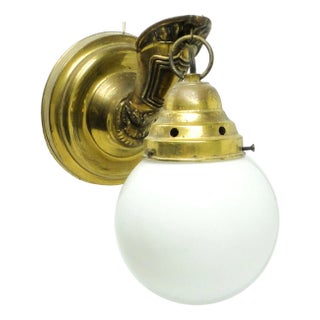 Art Deco Wall Lamp, Poland, 1950s For Sale