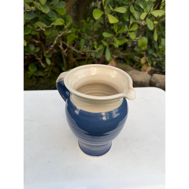 Ceramic Vintage Forrester Bandon Studio Pottery Apple Stoneware Pitcher For Sale - Image 7 of 10