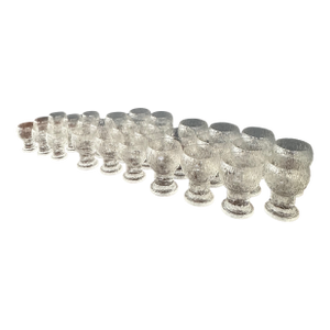 1970s Mid Century Iittala Finland Kekkerit Set of 32 Stemware Pieces by Timo Sarpaneva