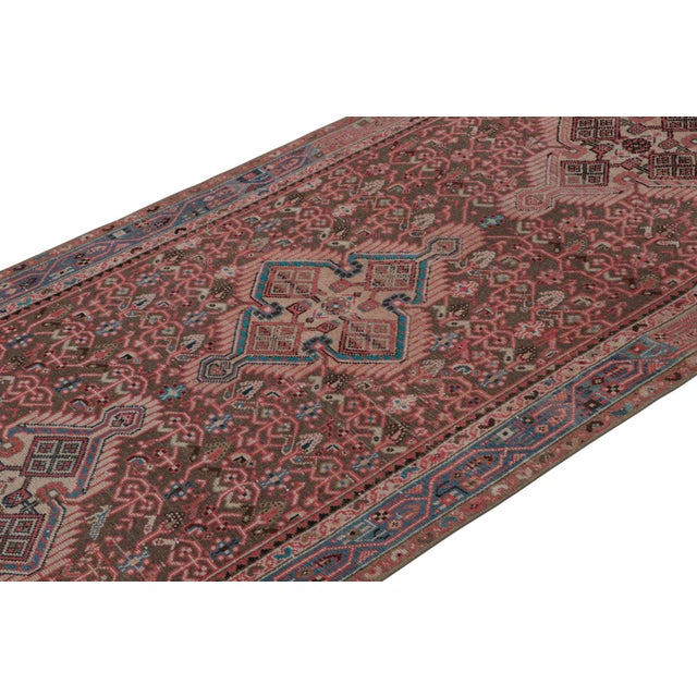 Rug & Kilim Vintage Persian Runner With Red, Beige-Brown Patterns by Rug & Kilim For Sale - Image 4 of 7
