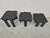Mid-Century Modern Nesting Tables attributed to Gianfranco Frattini, Yugoslavia, 1960s, Set of 3 For Sale - Image 9 of 11