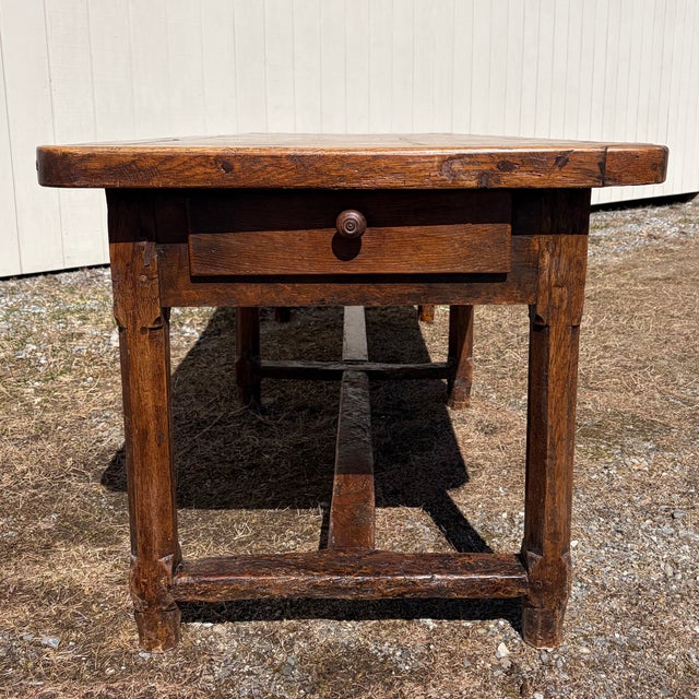 Antique French Very Large Farm Table Dining Table From Provence For Sale - Image 4 of 18