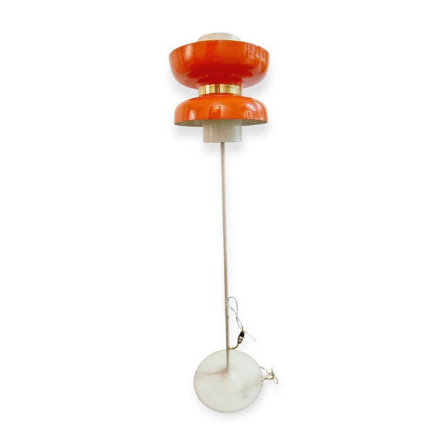 Metal Vintage Space Age Floor Lamp, 1970s For Sale - Image 7 of 7