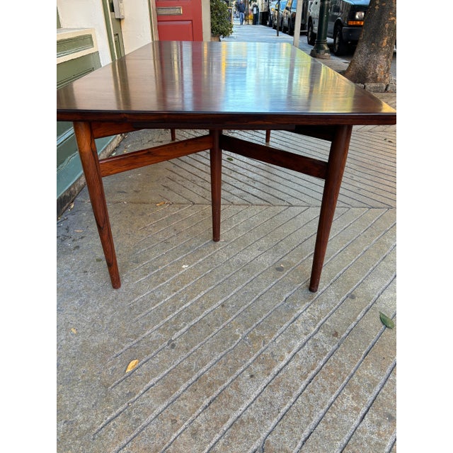 Brown Arne Vodder Rosewood Extension Table, Model 201 For Sale - Image 8 of 12
