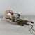 Brown Antique Table Lamp in Pink Glass, 1900s For Sale - Image 8 of 11