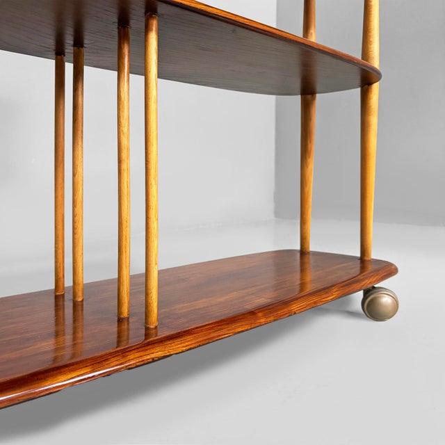 Mid-Century Modern English Wooden Cart by Lucian Ercolani for Ercol, 1960s For Sale - Image 14 of 18
