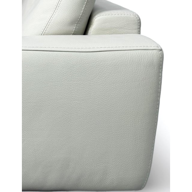 2000 - 2009 Roche Bobois Leather Sofa and Club Chairs Set. France 1990’s For Sale - Image 5 of 12