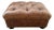 Vintage Chesterfield Leather Tufted Ottoman by Ralph Lauren For Sale