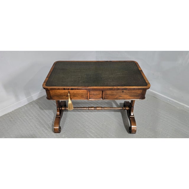 Hollywood Regency Regency Writing Sofa Table, 1810 For Sale - Image 3 of 13