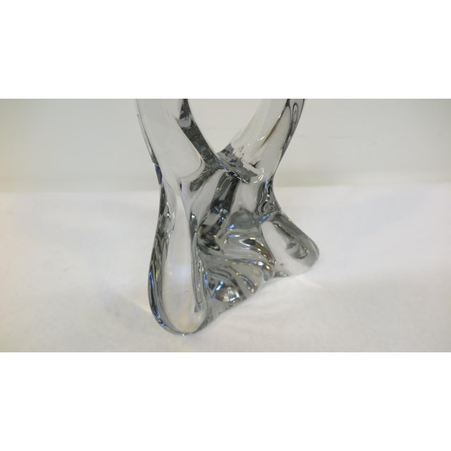 1950s Crystal Glass Sculpture Abstract For Sale - Image 5 of 13