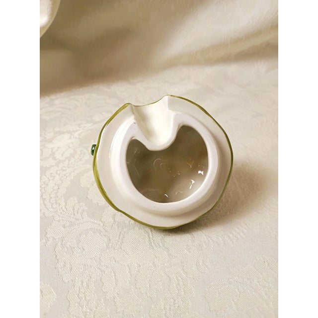 Fitz & Floyd Artichoke Sugar Bowl Ceramic Italian Food Art Table Decor Medditerian Tableware Condiment Dish Grandmillenial For Sale - Image 11 of 12