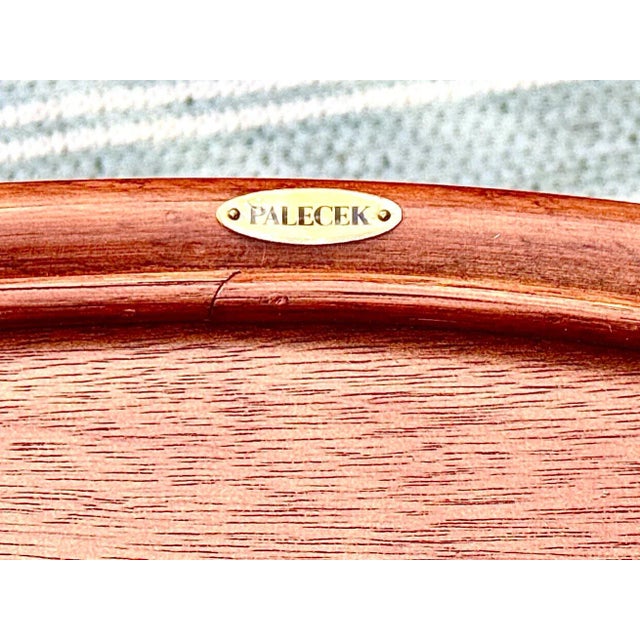 Tiered Palecek Rattan Bamboo Table For Sale - Image 10 of 11