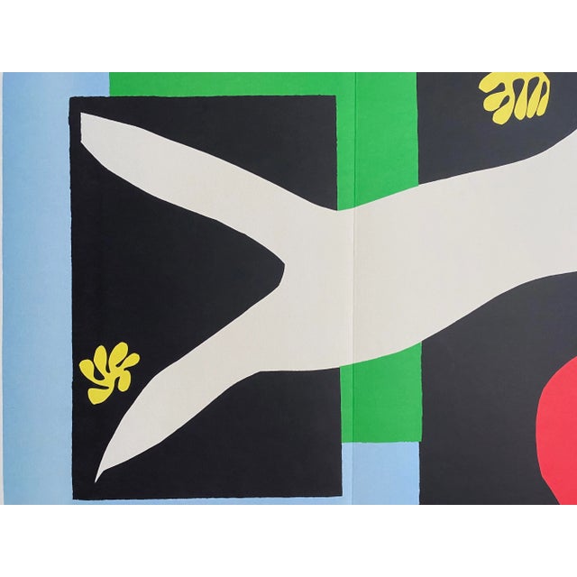 This is an extraordinary Vintage Original Lithograph, titled "The Swimmer in the Tank", from Henri Matisse's Jazz...