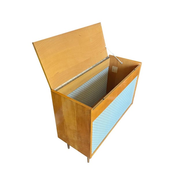 1960s Bedding Cabinet, Czechoslovakia, 1963 For Sale - Image 5 of 9