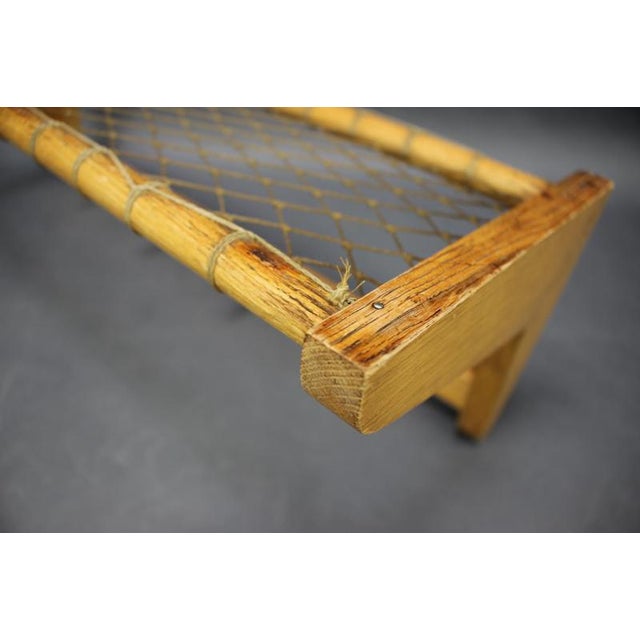 Mid-Century Wall Mounted Coat Rack and Shelf, Czechoslovakia, 1950s For Sale - Image 3 of 13