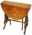 English Victorian Period Burl and Satinwood Inlaid Sutherland Drop Leaf Table For Sale - Image 12 of 12