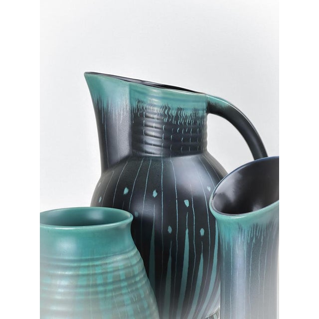 Ceramic Art Deco Style Pitcher by Colin Melbourne for Beswick, 1960s For Sale - Image 7 of 9