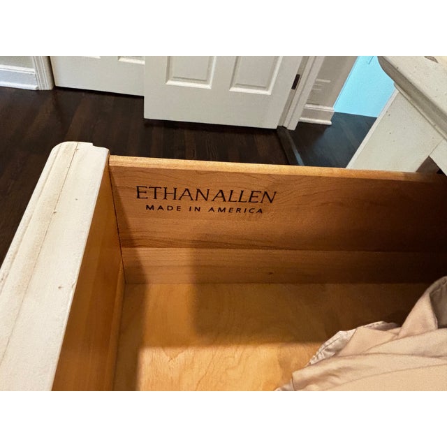 Ethan Allen Ethan Allen New Country Solid Wood Bedroom Set For Sale - Image 4 of 10