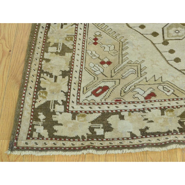 Doris Leslie Blau Antique Karabakh Caucasian Tan Rug - c. 1900 Paisley Design For Sale - Image 4 of 13
