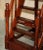 Tall Antique Georgian Style Mahogany Library Steps With Gallery Rail - 5'7" For Sale - Image 18 of 18