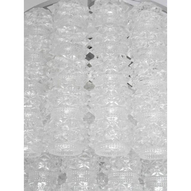 Contemporary Vintage Italian Chandelier With Murano Glass by Venini, C. 1960's For Sale - Image 3 of 6