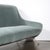 Mid-Century Lady Sofa in Powder Blue Velvet Mohair & Brass Legs by Marco Zanuso For Sale - Image 15 of 16