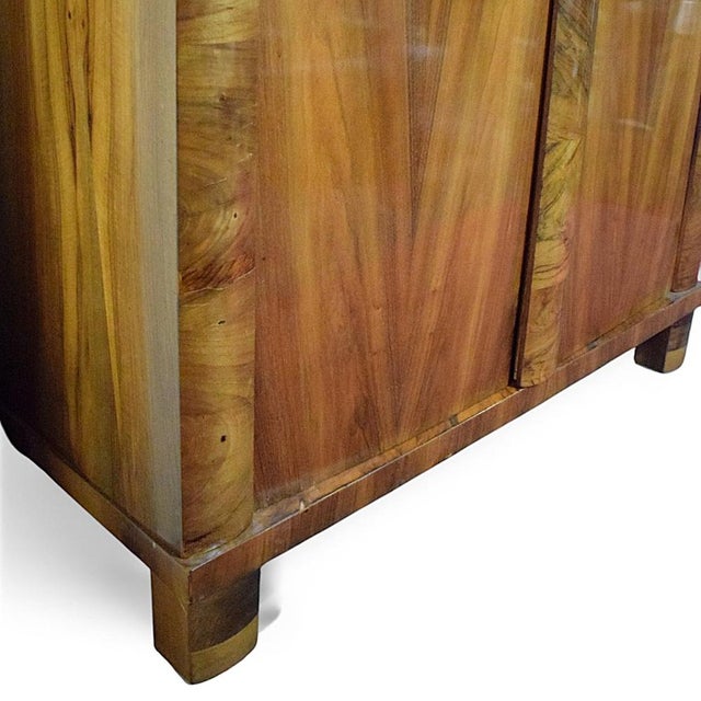 Biedermeier-Style Wardrobe in Wood For Sale - Image 9 of 12