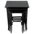 Vienna Art Nouveau Black Stained Nesting Tables from Thonet, 1900s, Set of 4 For Sale - Image 6 of 6