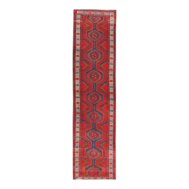Vintage Red Runner 3'2 X 13'2 For Sale