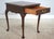 Henkel Harris Pair of Henkel Harris Cherry Queen Anne 1 Drawer Lamp Tables For Sale - Image 4 of 18