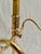 Mid 20th Century Mid 20th Century Solid Brass Adjustable 3 Arm Candlelabra For Sale - Image 5 of 9