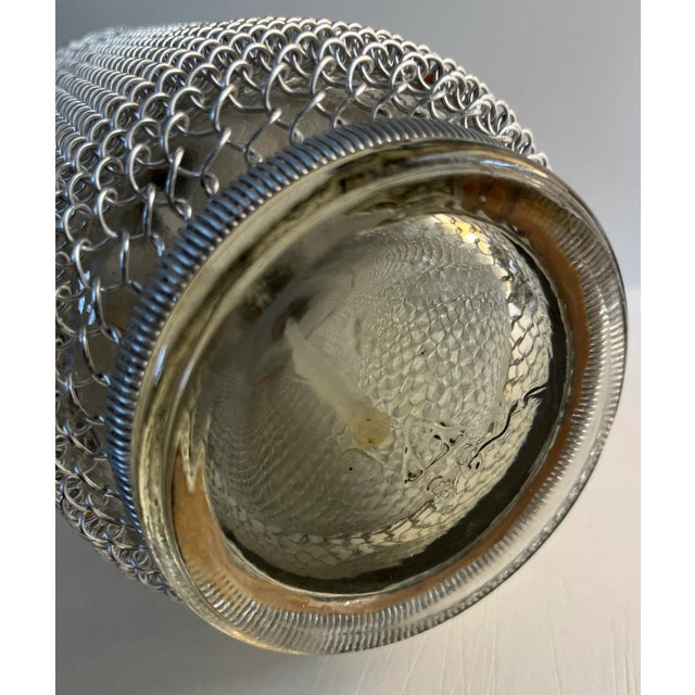 1960s 1960s Acc Metal Mesh Seltzer Syphon Bottle For Sale - Image 5 of 7