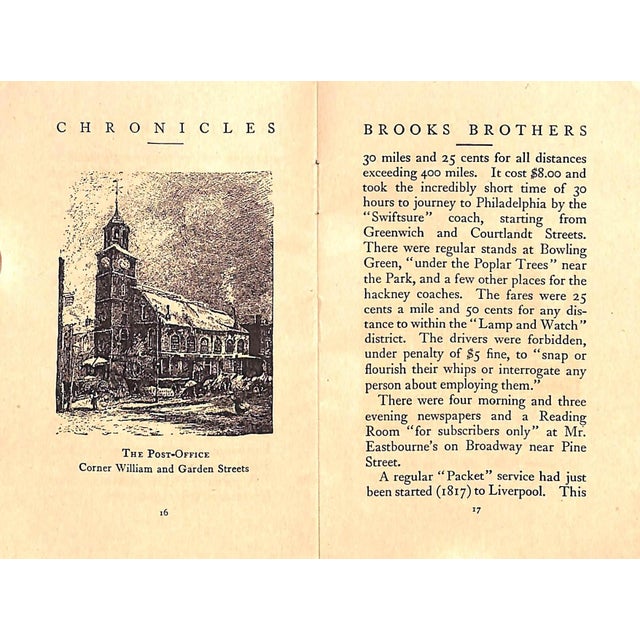 White Brooks Brothers Chronicles 1818-1909 For Sale - Image 8 of 8