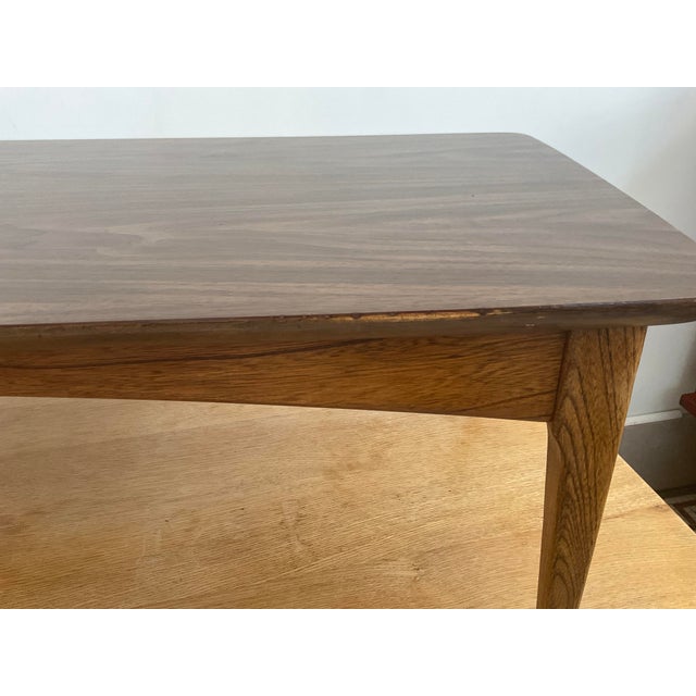 Mid-Century Modern Surfboard Coffee Table; Attributed to Grete Jalk for Bassett For Sale - Image 10 of 12